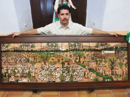 Ubaldo Macías obtuvo el primer lugar en el apartado dedicado al movimiento de 1910  por su pieza Grítalo, viva la Revolución. S. NÚÑEZ  /