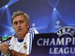 José Mourinho durante una conferencia de prensa. REUTES  /