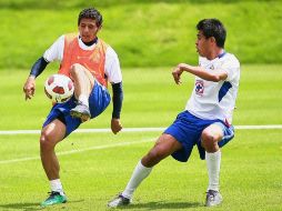 Los jugadores del Cruz Azul se entrnenan para tener buenos resultados en el siguiente partido. MEXSPORT  /