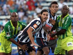 Los Rayados del Monterrey se mantienen con actuación perfecta en la Liga de Campeones de la Concacaf. MEXSPORT  /