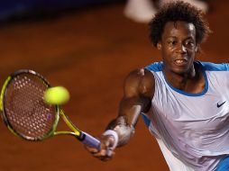 Gael Monfils de Francia durante el dia 6 del Abierto Mexicano de Tenis 2009. MEXSPORT  /