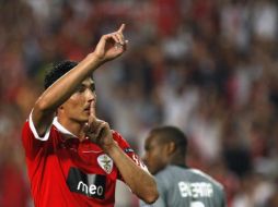 Óscar Cardozo calló a sus seguidores tras anotar un gol. AP  /