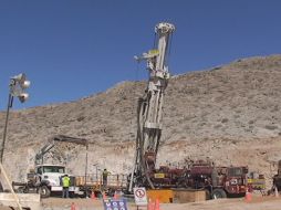 Una de las perforadoras alcanzó este miércoles los 368 metros. REUTERS  /