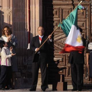 Revive el Presidente la ceremonia del Grito desde Guanajuato