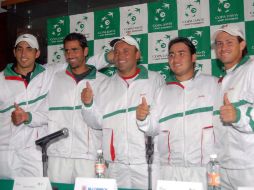 El equipo mexicano de tenis. MEXSPORT  /