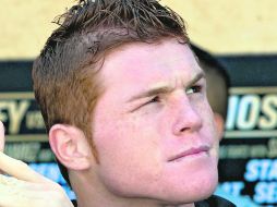 Saúl “Canelo” Álvarez, fue mesurado ayer al hablar de su rival durante la rueda de prensa que se efectuó en un hotel de LA. MEXSPORT  /