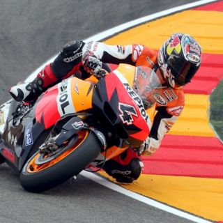 Pedrosa logra el mejor tiempo en Aragón