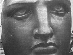 La nariz del símbolo neoyorquino, fue fabricada junto a otras tres copias más para sustituir. ESPECIAL  /