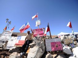 En el complejo minero de Copiapo se organizan celebraciones por el Bicentenario chileno. AFP  /