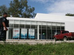 El banco estuvo sólo por dos días que fueron aprovechados por los delincuentes para cometer el robo. O. RUVALCABA  /