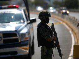 En otro punto del estado de Nuevo León, también se detonó otra ganada, a las afueras de una tienda de  conveniencia. REUTERS  /