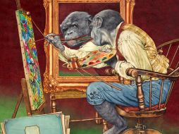 El animal cuenta con un maestro de pintura. ESPECIAL  /