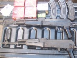 Las armas fueron aseguradas y serán utilizadas como prueba durante el juicio de los detenidos. ESPECIAL  /