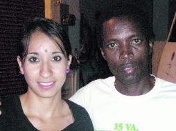 Los ganadores de “Las Antorchas”, Jazmín Aguilar y Julius Gidabuday. A. ARZÁPALO  /