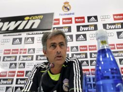 El estratega portugués habló sobre su relación con el Real Madrid en una rueda de prensa. EFE  /