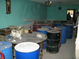 En el domicilio se encontraron químicos para la elaboración de drogas sintéticas, crystal y mariguana. ARCHIVO  /