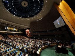 Ban Ki-moon abrió las sesiones mundiales para analizar el cumplimiento de los objetivos. EFE  /