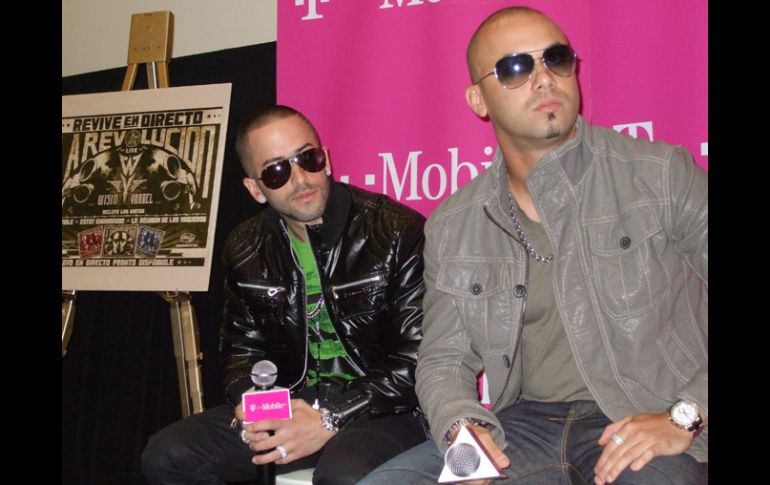 El dúo puertorriqueño de reguetón Wisin y Yandel. EFE  /
