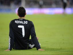 Cristiano Ronaldo durante el partido contra la Real Sociedad. AFP  /