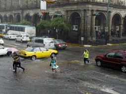 Pronostican lluvias durante la semana con la intensidad que se han presentado hasta ahora. ARCHIVO  /