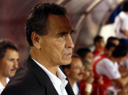 José Luis Real, técnico del Guadalajara. MEXSPORT  /