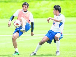 El Cruz Azul entrenó ayer en las instalaciones de La Noria. MEXSPORT  /