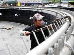 Esta semana se han realizado pruebas en la fuente para asegurar que no haya fugas. E. PACHECO  /