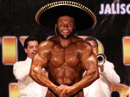 José Iñiguez Wolverine, cuando se adjudicó el título de Mr. Jalisco 2010. ESPECIAL  /