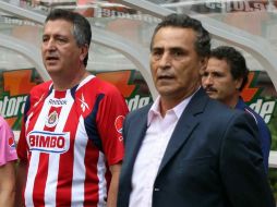 Foto de archivo de Jorge Vergara (izq.) y José Luis Real. MEXSPORT  /