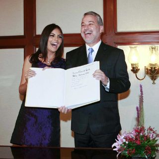 Jimena Navarrete se reúne con Emilio González Márquez