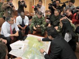 El ministro de la Defensa de Colombia, Rodrigo Rivera confirmó la muerte del jefe militar de las FARC, alias 'Mono Jojoy'. EFE  /
