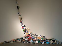 Instalaciòn 'Contemporéneos, de Alicia Martín, que pertenece a la colección del Museo Contemporáneo de Castilla y León. ESPECIAL  /