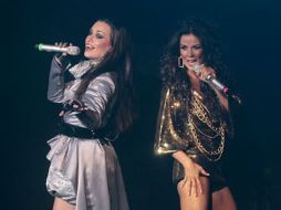 Los asistentes al concierto las hicieron volver al escenario en varias ocasiones. S. NUÑEZ  /