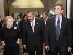Madeleine Albright, Manlio Fabio Beltrones y Carlos Pascual se reunieron este viernes. EL UNIVERSAL  /