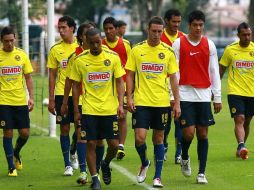 Club América durante sesión de entrenamiento. MEXSPORT  /