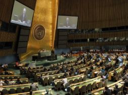 La Asamblea General de la ONU opera en su 65 período de sesiones. AP  /
