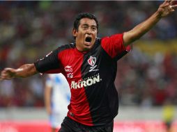 Alfredo Moreno grita el único gol del partido, que le da al Atlas su primera victoria. E. PACHECO  /