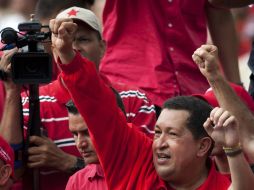 Hugo Chávez durante la campaña del Partido Socialista. REUTERS  /
