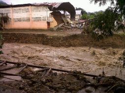 El efecto de las lluvias en Yajalón. Imagen de Twitter @gesetzer  /