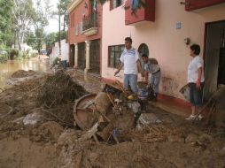 El estado de Oaxaca ha sufrido afectaciones por las lluvias. EL UNIVERSAL  /