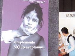 En el Segundo Congreso Latinoamericano sobre tráfico de personas hubo una exposición de carteles sobre el tema. EL UNIVERSAL  /