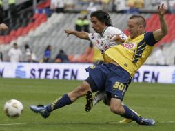 El jugador del América Vicente Matías Vuoso resalta de la novena Jornada. NOTIMEX  /