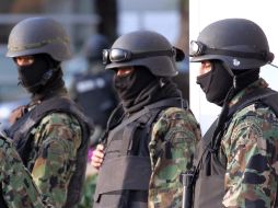 Marinos se enfrentaron hombres armados. ARCHIVO  /