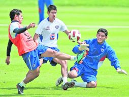 El equipo capitalino entrenó en sus instalaciones de La Noria con miras al juego de esta noche. JAMMEDIA  /