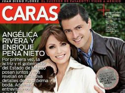 Portada de la revista ‘‘Caras’’ donde aparece la pareja que habla de su unión matrimonial. EL UNIVERSAL  /