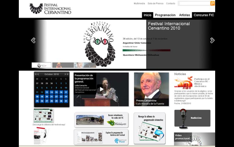 El sitio interactivo funciona a partir del martes 28 de septiembre. ESPECIAL  /