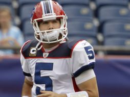 El mariscal de campo Trent Edwards se va de los Bills de Buffalo. AP  /