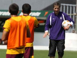 Eduardo Acevedo de Estudiantes durante una sesion de entrenamiento. MEXSPORT  /