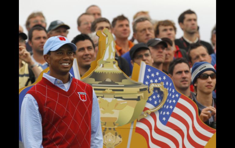 Tiger Woods durante práctica de la Ryder Cup 2010. REUTERS  /