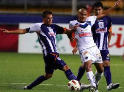 Monterrey durante el juego de la Liga de Campeones Concacaf ante Saprisa. MEXSPORT  /